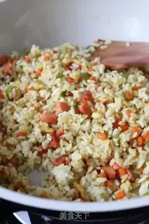 Make Curry fried rice step 8