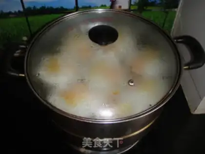 Make Garlic fan floss step 7