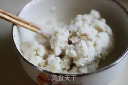 Make Sweet soup of fruit and eggs step 1