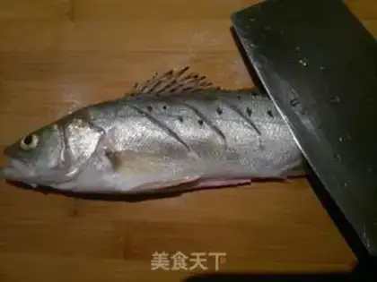 Make Home roasted bass step 1