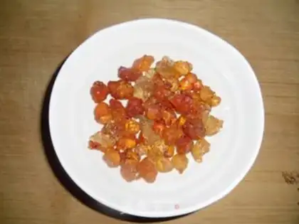Make Peach glue milk crumbs step 0