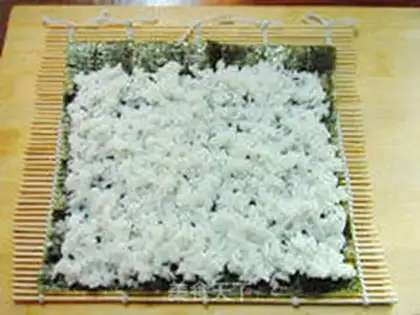 Make Sushi rolls step 8