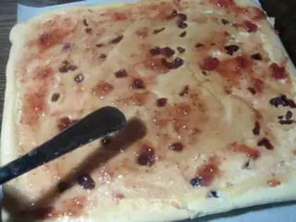 Make Cranberry roll step 16