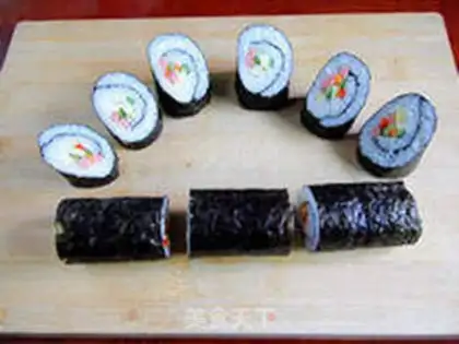 Make Sushi rolls step 12