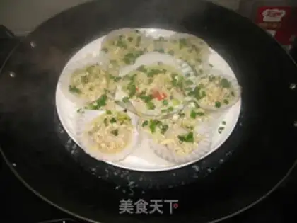 Make Garlic fan floss step 5