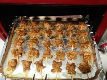 Make Toothpick meat step 4