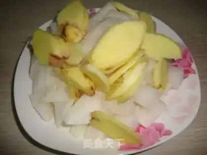 Make Sweet radish and oxen step 1