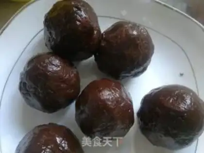 Make chocolate strawberry Dafu step 18