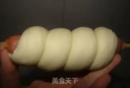 Make Hot dog roll step 4
