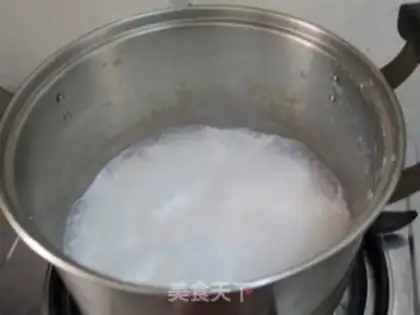 Make Coconut bean bean pellets step 4