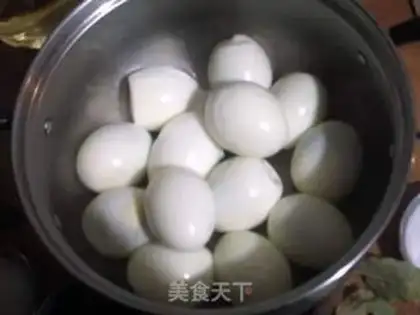 Make Eggs with halogens and tiger skins step 2