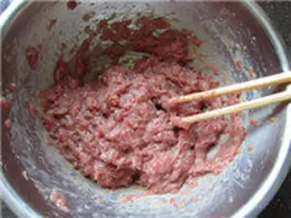 Make Dragon well tea and beef dumplings step 5