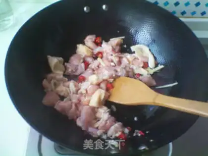 Make Sour bean chicken step 2