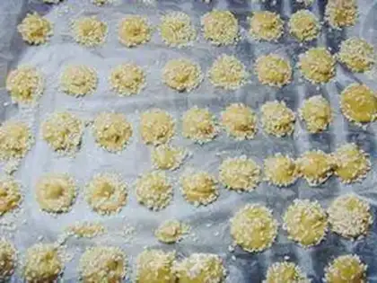 Make Sesame cookies step 12
