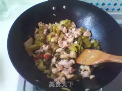 Make Sour bean chicken step 3