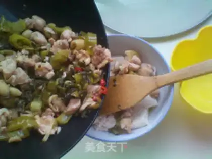 Make Sour bean chicken step 4