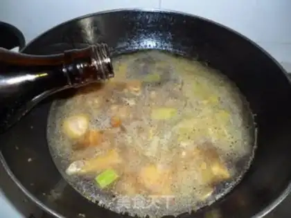 Make Chicken stew mushrooms step 4