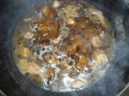 Make Chicken stew mushrooms step 5