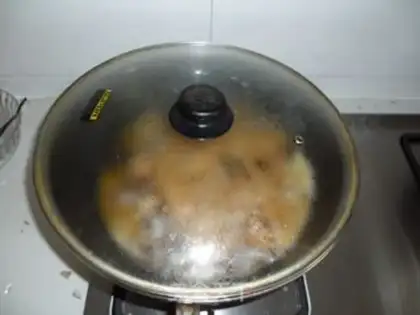 Make Chicken stew mushrooms step 6