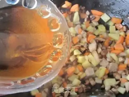 Make Mushroom rice step 8
