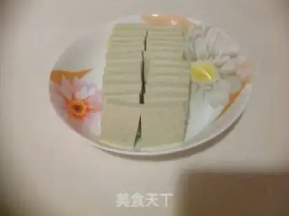 Make Green bean curd step 1