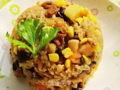 Make Mushroom rice step 11