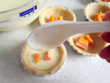 Make Pumpkin egg dumplings step 11