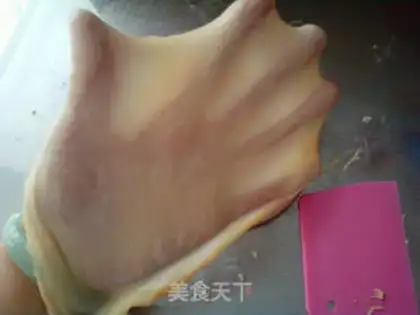 Make Ham onion bouquet step 1