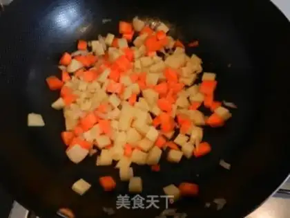 Make Cracker rice step 1