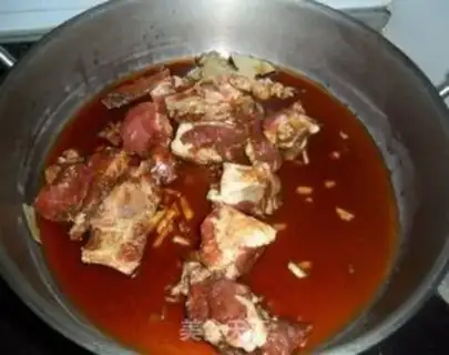 Make Lazy red-burned ribs step 4