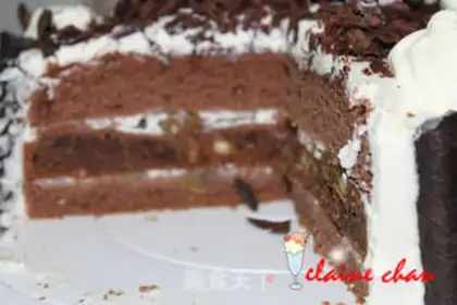 Make Brownie cocoa cake step 22
