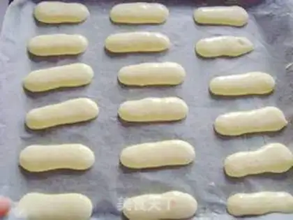 Make Almond finger cookies step 12