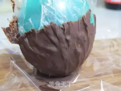 Make Chocolate bowl step 5