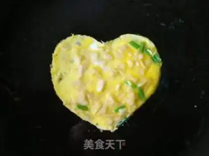 Make radish fried eggs step 5