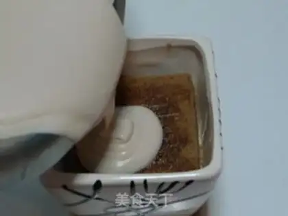 Make Flower pot mousse cake step 13