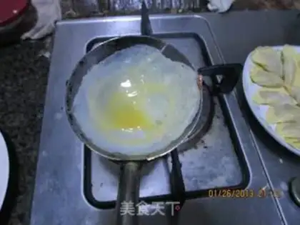 Make Egg dumplings step 1