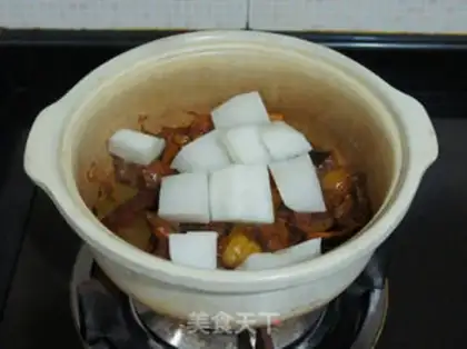 Make The radish stew step 9