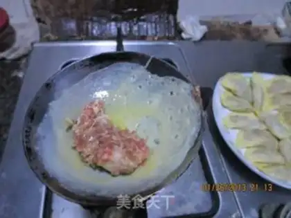 Make Egg dumplings step 2