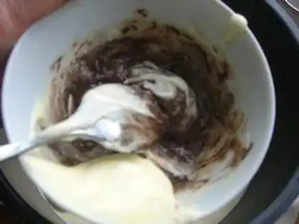 Make Marble marrow cake step 10