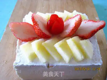 Make Butter fruit cake step 11