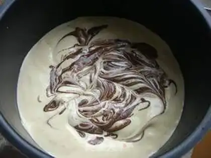 Make Marble marrow cake step 11