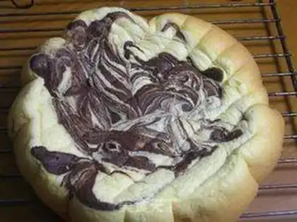 Make Marble marrow cake step 12