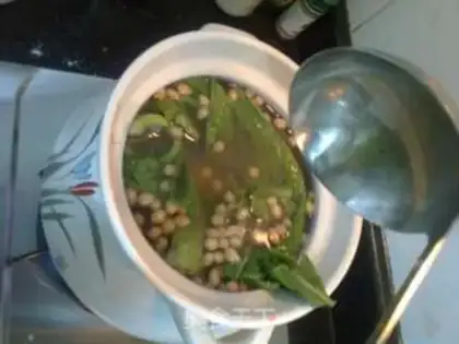 Make Mustard ink pork bone soup step 7