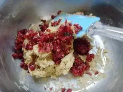 Make Cranberry finger cookies step 7