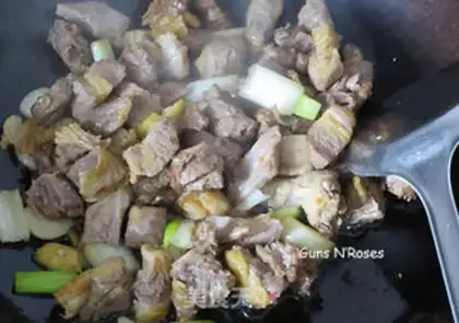 Make Curry beef step 3
