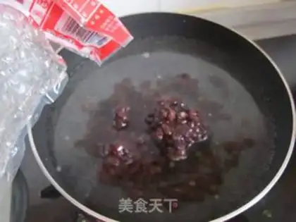 Make Red bean hoof cake step 2
