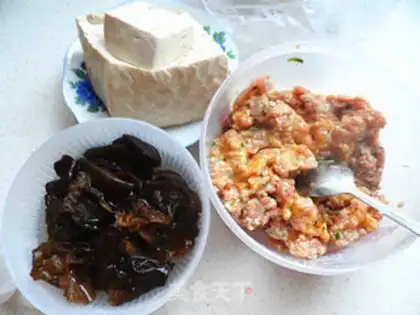 Make Tofu meatball step 0