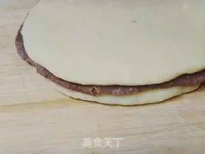 Make Red bean hoof cake step 4