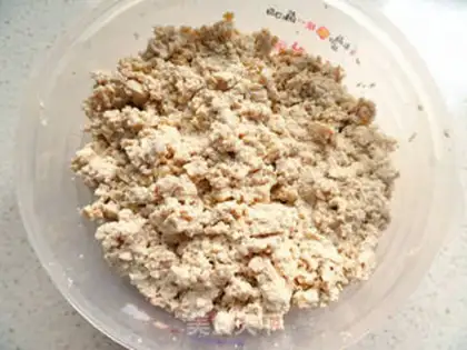 Make Tofu meatball step 2