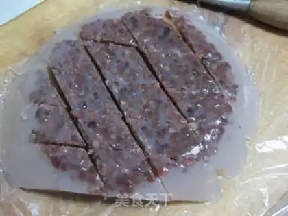 Make Red bean hoof cake step 6